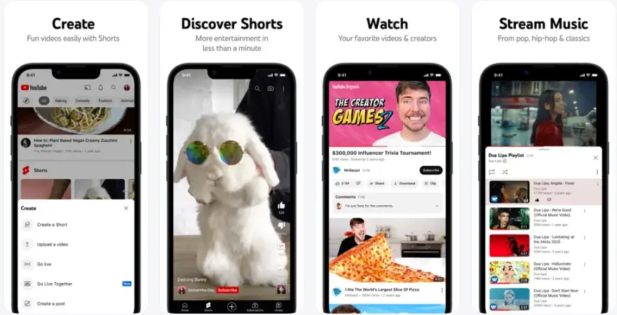 1. YouTube